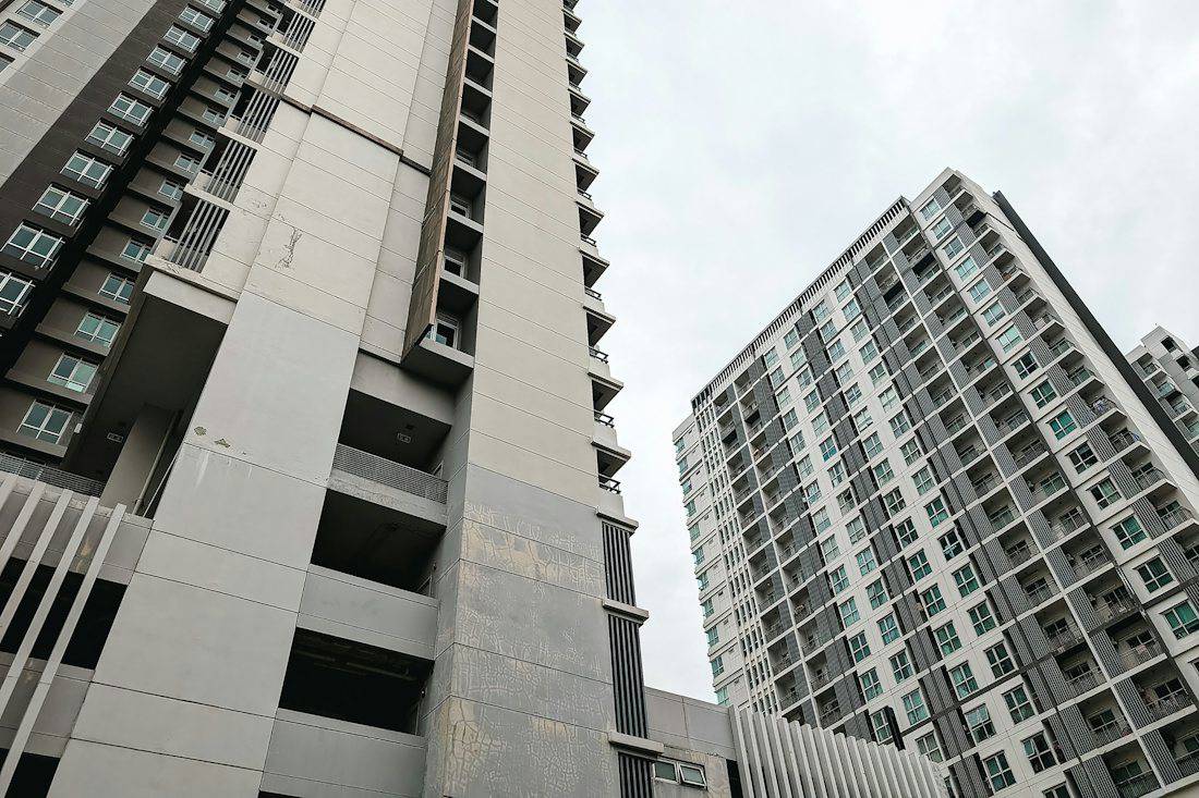 Modern condo towers in Bangkok