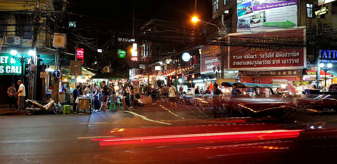 People on street during nighttime